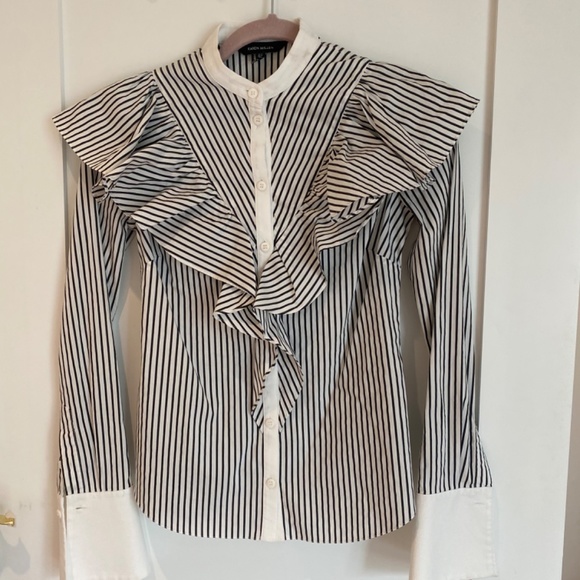 Karen Millen French cuff shirt - Picture 4 of 5